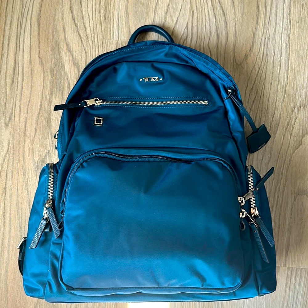 TUMI Voyageur Carson Laptop NWT Dark Turquoise